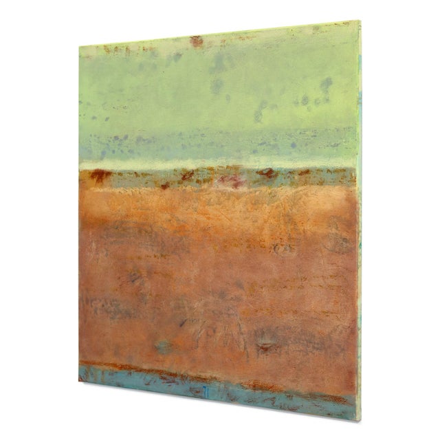 Contemporary Awh 357 - Original Layered Abstract Color Field Oil Painting on Canvas by Bernhard Zimmer For Sale - Image 3 of 8