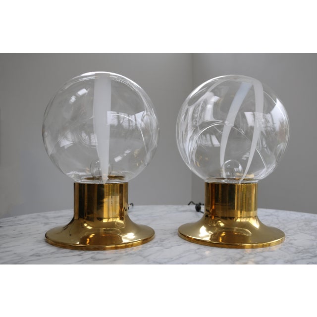 Membrana Murano Glass Table Lamp, 1960s For Sale - Image 9 of 9