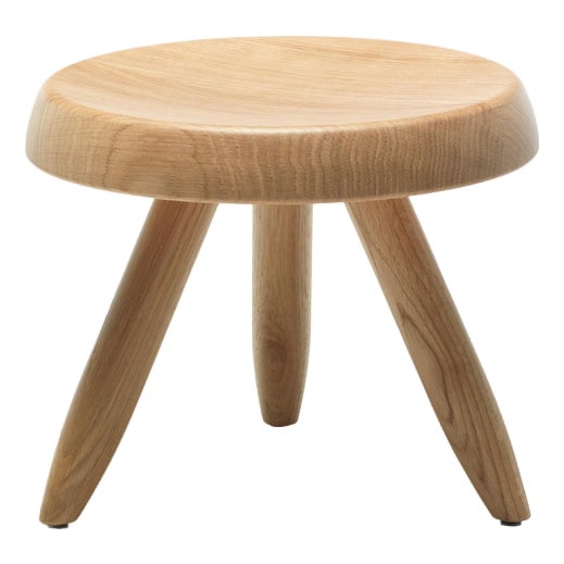 Mid-Century Modern Wood Berger Stool by Charlotte Perriand for Cassina For Sale