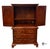 Vintage Jamestown Sterling Chippendale Style Mahogany Armoire For Sale In Greensboro - Image 6 of 12