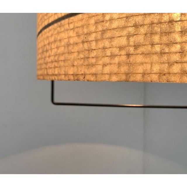 Beige Mid-Century Modern Pendant Lamp, 1960s For Sale - Image 8 of 18