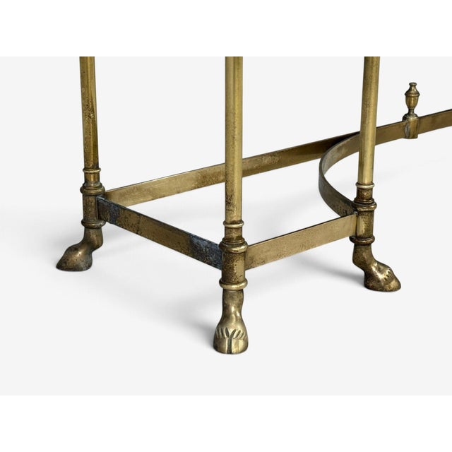LaBarge, German Modern, Console Table, Brass, Glass, Germany, 1970s For Sale - Image 14 of 15