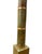 Green Vintage Mid-Century Jade Column Table Lamp With Cream Lampshade For Sale - Image 8 of 15