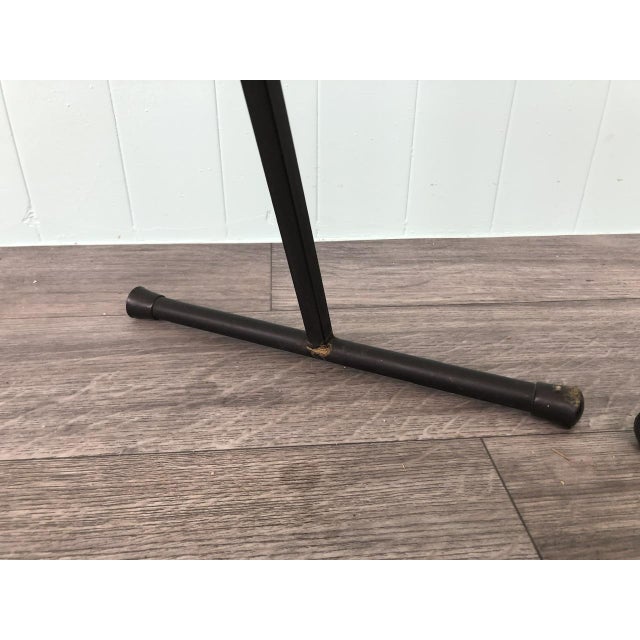 Vintage Man-Shaped Folding Valet Stand in Beech, Metal and Brass, 1950s For Sale - Image 12 of 16