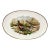 1970s Vintage Hollywood Regency Arts & Crafts Rustic European Pheasant Platter, Thanksgiving For Sale