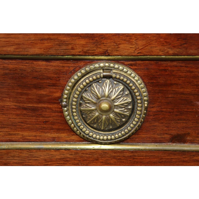 Antique 19th Century French Louis XVI Style Bronze Mounted Marble Top Commode For Sale - Image 11 of 16