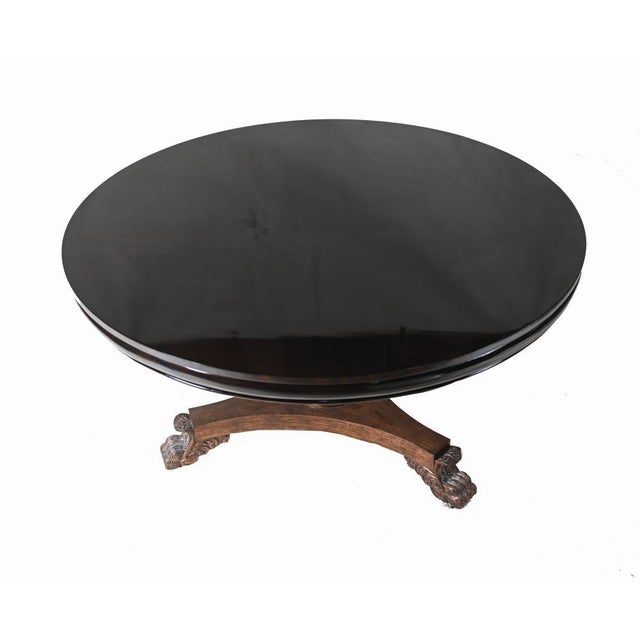 Regency Revival Centre Table in Mahogany For Sale - Image 5 of 8