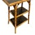 1900 - 1909 1900s Restored Aesthetic Movement Tiger Tortoise Bamboo 3-Tier Pedestal Side Table For Sale - Image 5 of 7