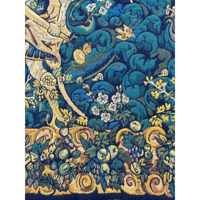 Vintage French Aubusson Style Jacquard Tapestry with Hercules and Diomedes, 1970s For Sale - Image 11 of 18