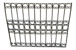 Antique Victorian Iron Gate Architectural Element