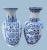 Pair of Chinese Blue and White Baluster Vases – 13" Tall A graceful duo of Chinese baluster vases, each standing 13 inches...