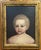 Antique 18th Century English George III Primitive Folk Art Oil Painting - Portrait of a Young Boy in Gilt Wood Frame Circa 1790 For Sale In New York - Image 6 of 12