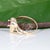 Madagascar Ruby Estate Ring in Solid 14k Yellow Gold – Round, 5mm, Size 6.5 For Sale - Image 9 of 9