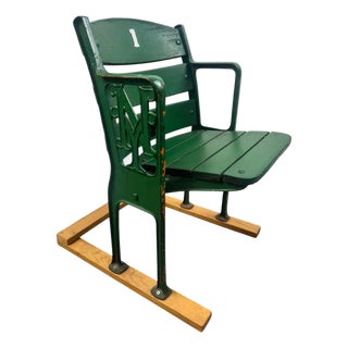 Genuine Polo Grounds Figural Stadium Box Seat #1 - Ny Giants Yankees Mets Chair For Sale
