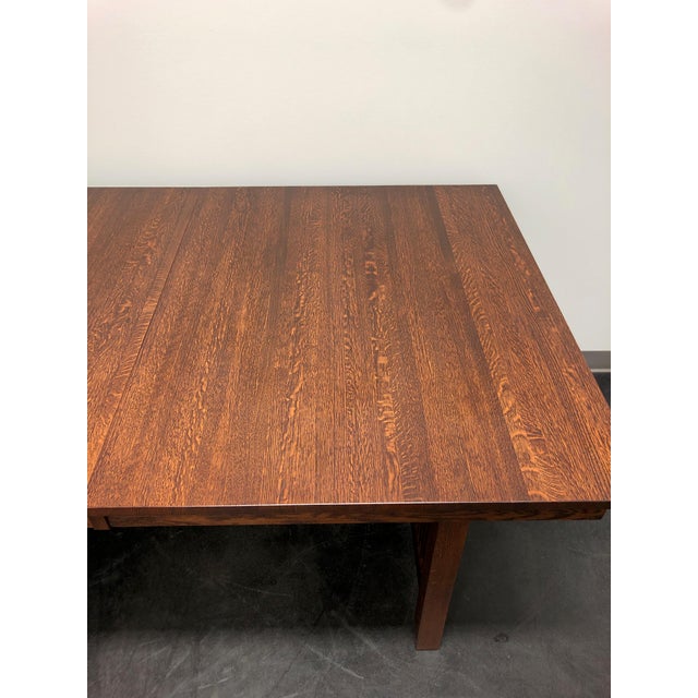 Le Meuble Villageois Mission Oak Dining Set Table + 6 Chairs Chairish