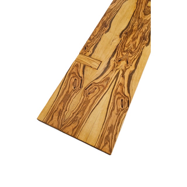 Goldenrod Mid-Century Console Table in Wood For Sale - Image 8 of 9