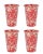 Not Yet Made - Made To Order Crow Canyon Home Splatterware, 14 oz. Tumblers in Burgundy & Cream - Set of 4 For Sale - Image 5 of 5