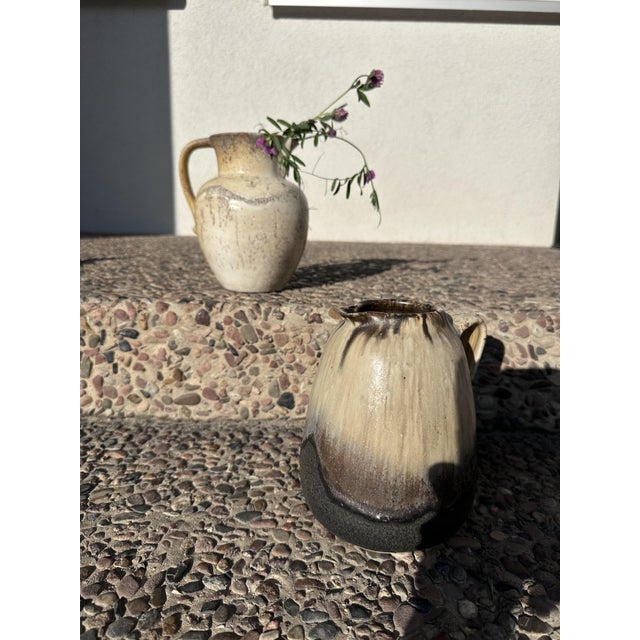 Handmade Lava Flow Glazed Studio Ceramic Jug, Germany, 1970s For Sale - Image 11 of 15