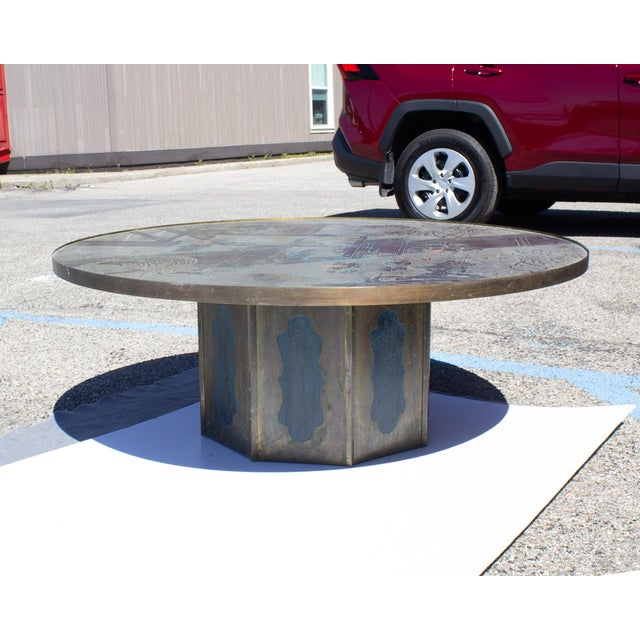 Mid-Century Modern Philip and Kelvin LaVerne "Chan" Coffee Table For Sale - Image 3 of 10