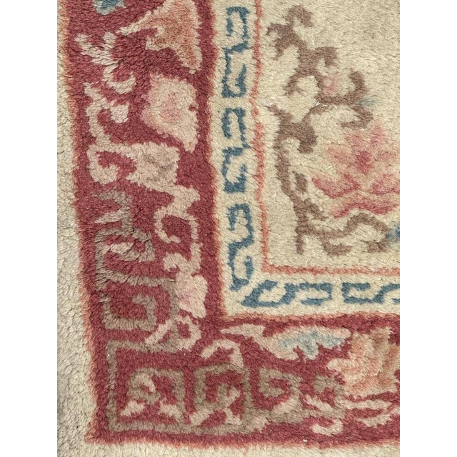 Vintage Chinese Hand Tufted Rug, 1980s For Sale - Image 4 of 11