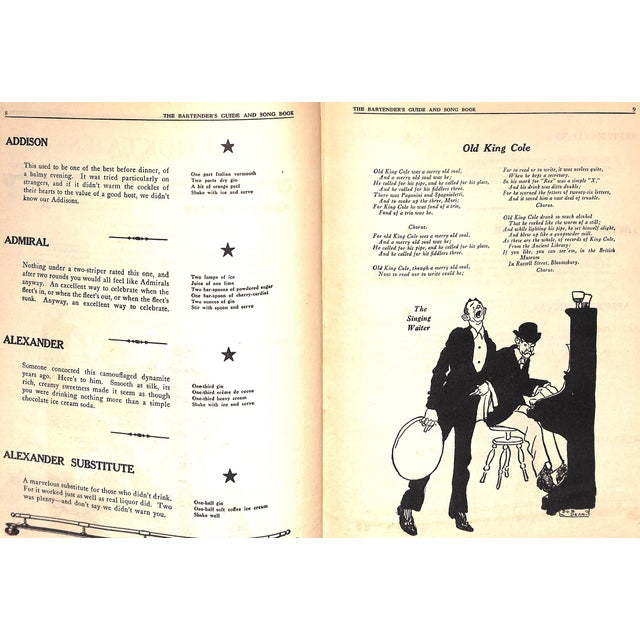 The Home Bartender's Guide and Song Book Chairish