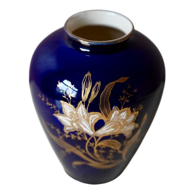 Small Vintage Bohemian Porcelain Vase from Limburg, 1960s For Sale