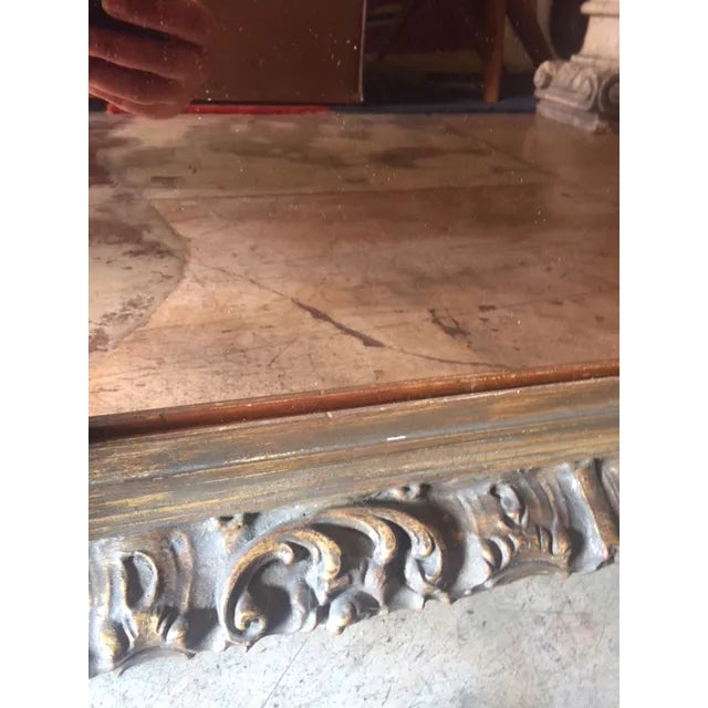 Italian 19th Century Italian Carved Giltwood Candles on Mirrors - A Pair For Sale - Image 3 of 13