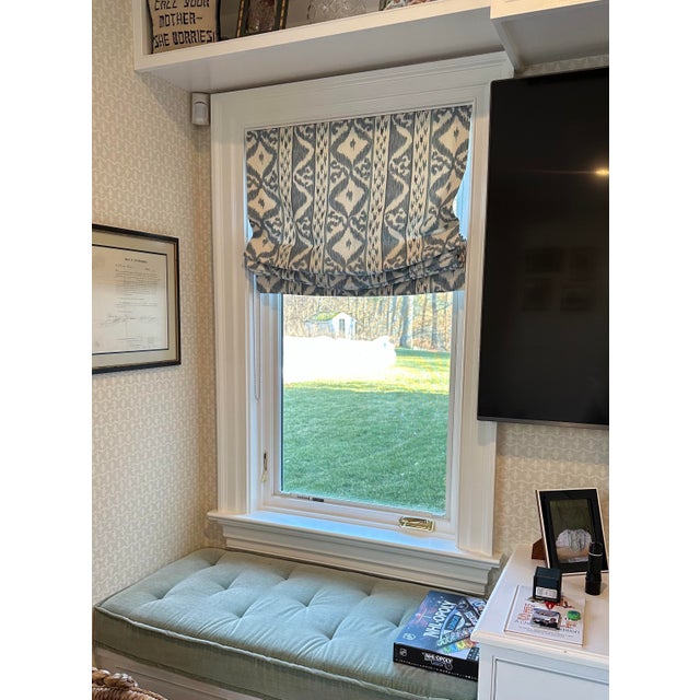 Set of 2 Roman Shades Cowtan & Tout Rapallo Sky Blue Chairish