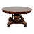 19th Century Mahogany Center Table with Finely Carved Gilt Dolphin Base For Sale