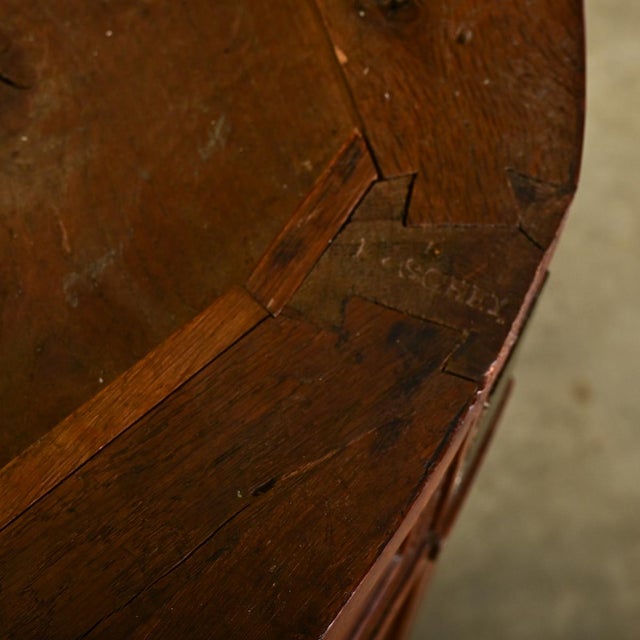 French French 18th Century Louis XVI Demilune Commode by Schey For Sale - Image 3 of 12