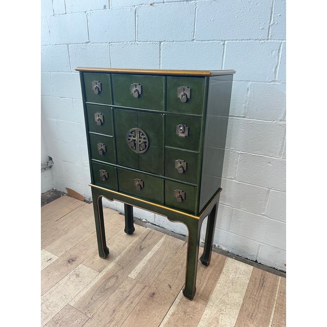 Chinese Mid-Century Chinese Ming Style Lingerie / Storage / Jewelry Cabinet For Sale - Image 3 of 12