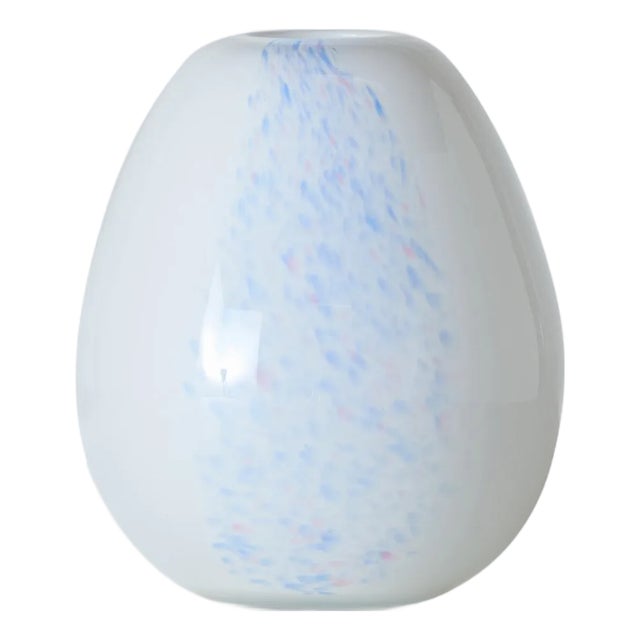 Small Cased Glass Vase by Holmegaard For Sale