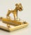 Art Deco English Brass Dog Catchall Tray Vide Poche For Sale In Houston - Image 6 of 8