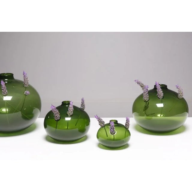 Michael Bang Cave Vases for Holmegaard, 1965, Set of 4 For Sale - Image 4 of 13