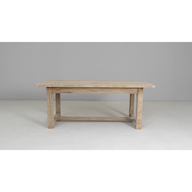 French Provincial 20th Century French Oak Dining Table For Sale - Image 3 of 18
