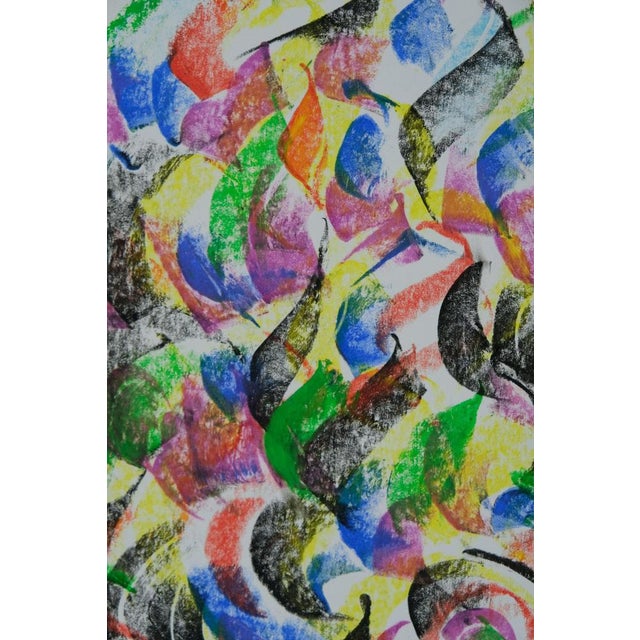 Françoise GALLE (1940) Fire ink Colored pastel Signed in felt-tip pen by the artist On heavy paper, 21 x 30 cm (approx. 8...