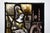 Glass Neo-Gothic Stained Glass Panel of a Woman at a Spinning Wheel, Belgium, 1900 For Sale - Image 7 of 11