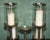 Nickel and Glass 5-Light Hurricane Candleholder Centrepiece from Colmore For Sale - Image 12 of 18