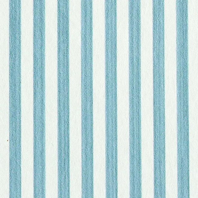 Transitional Schumacher Edwin Stripe Narrow Wallpaper in Slate For Sale - Image 3 of 3