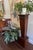 Traditional Antique Early 1800s Georgian Style Carved Mahogany Tapered Pedestal Stand For Sale - Image 3 of 18