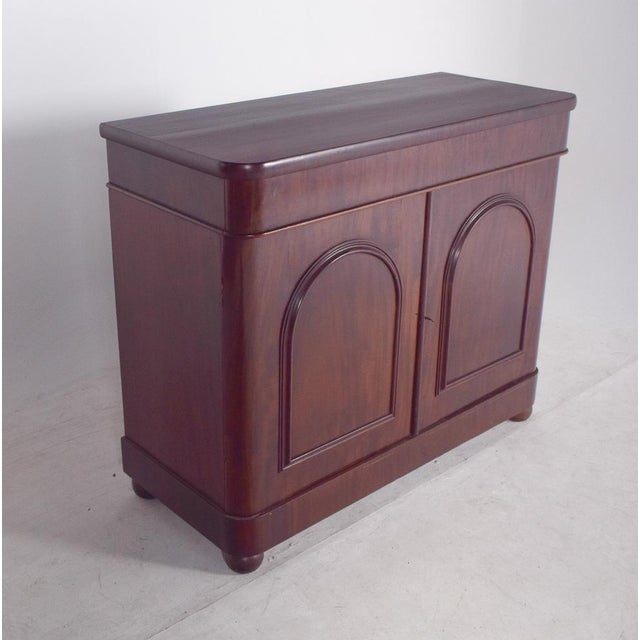 Antique English Mahogany Sideboard, 1890s For Sale - Image 9 of 11