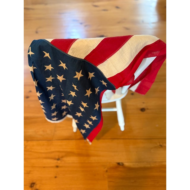 Vintage 1930s 48-Star American Flag For Sale - Image 4 of 10