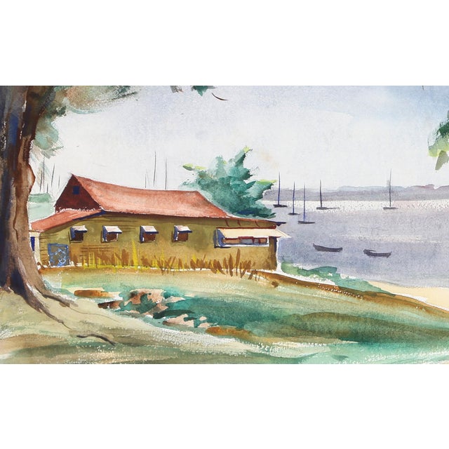 Eve Nethercott is an American watercolor artist born in 1925. Nethercott painted with fluid lines and a impressonist...