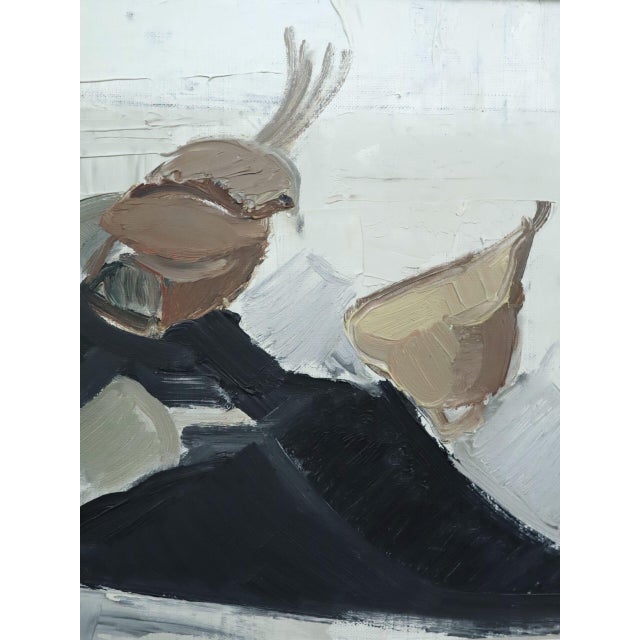 Mid-Century Modern 'Tabletop Forms' Swedish Original Still Life Oil Painting, Framed For Sale - Image 9 of 11