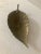 Brass Israel Footed Brass Leaf Dish For Sale - Image 8 of 8