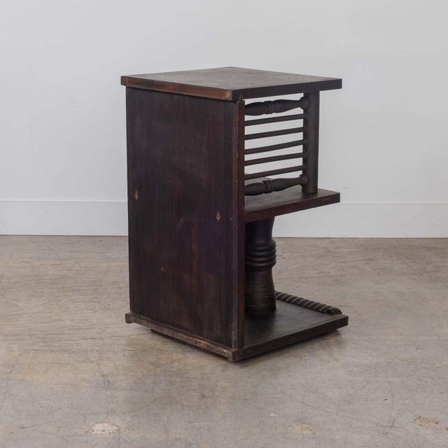 Charles Dudouyt Pair of 1940s French Oak End Tables by Charles Dudouyt, Attributed For Sale - Image 4 of 15