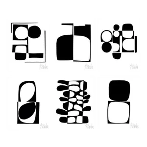 Set of Six Bauhaus Studies Created by ​Liz Roache​ - 11" X 14" ​​F​ine A​rt ​Prints