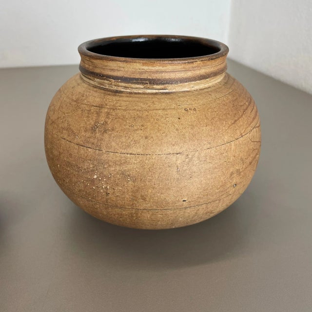 Ceramic Studio Pottery Vase by Gerhard Liebenthron, Germany, 1980s, Set of 2 For Sale - Image 6 of 18