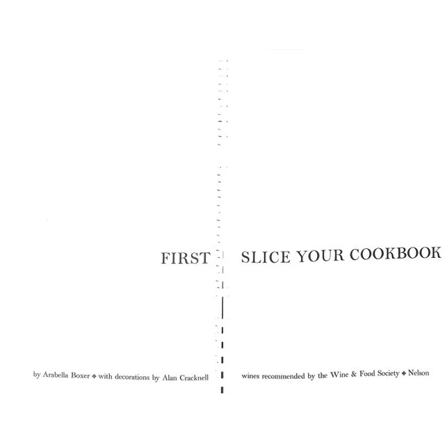 "First Slice Your Cook-Book the Three Tier Menu Guide" 1965 Boxer, Arabella For Sale - Image 4 of 10