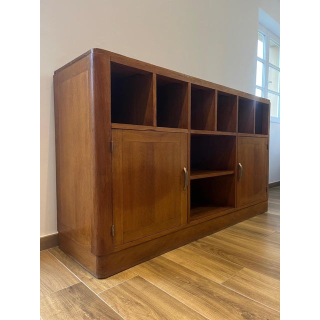 Reconstruction Oak Buffet, 1950 For Sale - Image 10 of 17